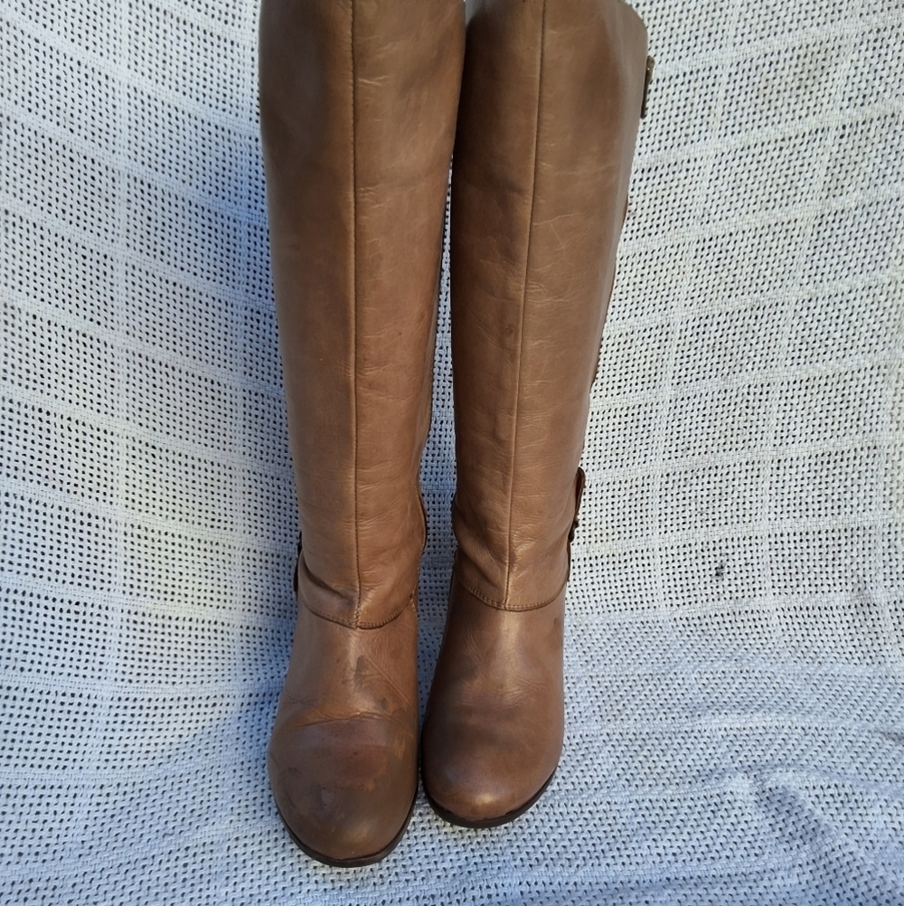 Eric Michael's Handcrafted leather boots 6.5- 7/37 - Picture 6 of 16